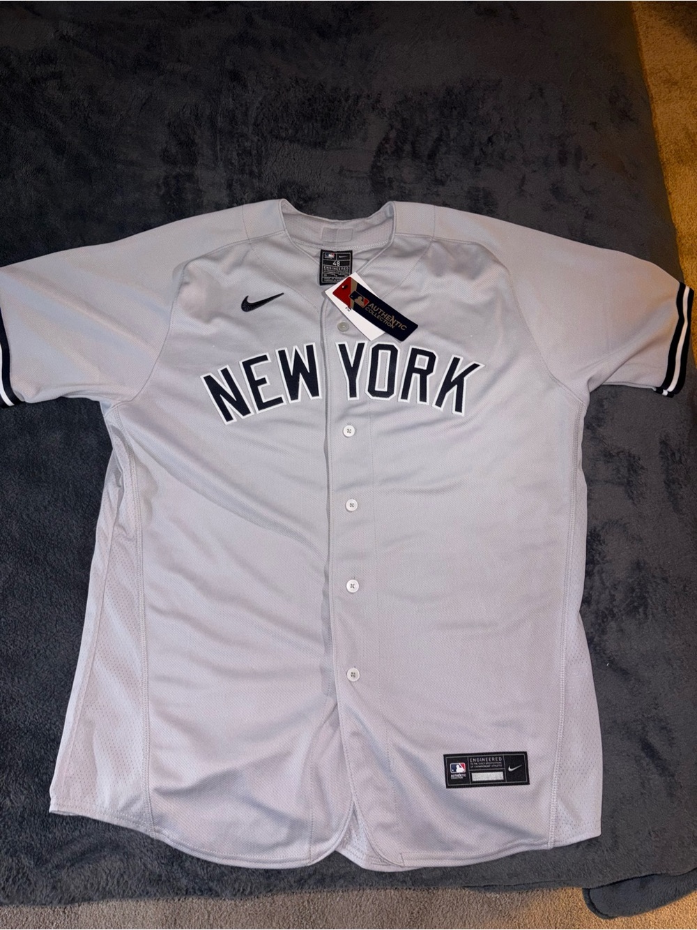 Authentic Autographed Fanatics New York Yankee Jersey Jasson  Dominguez
